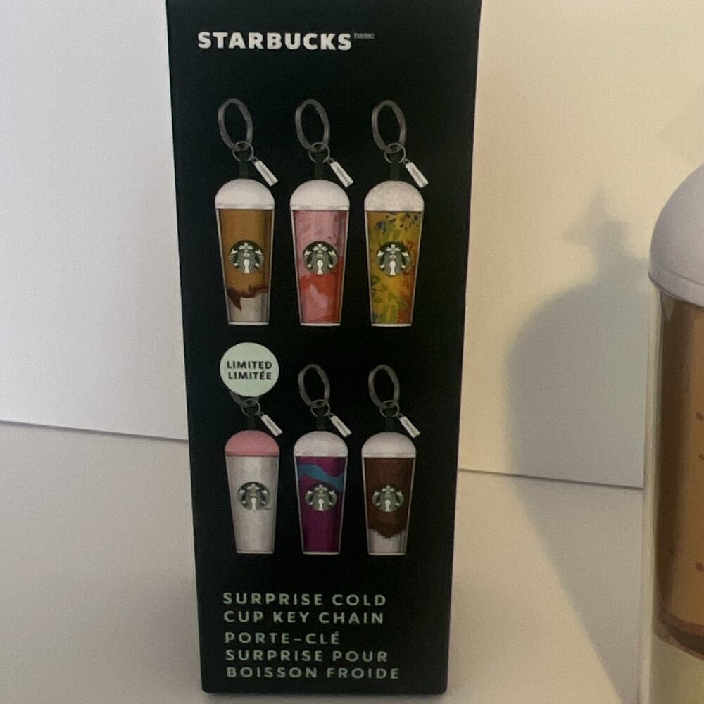 Starbucks Mini Cold Cup Keychain Cocoa Gold Limited Edition Spring ‘25 Blind Box - Picture 8 of 11